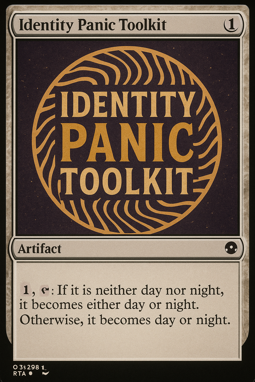 magic card game style image