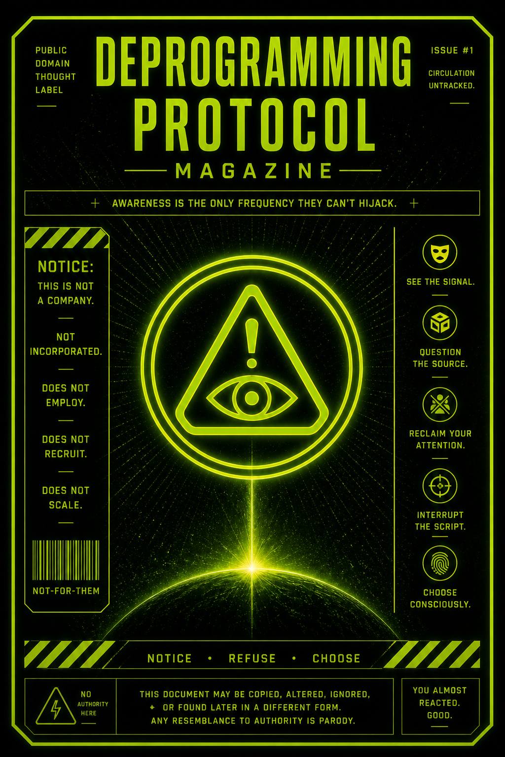 Deprogramming Protocol Magazine Issue 1