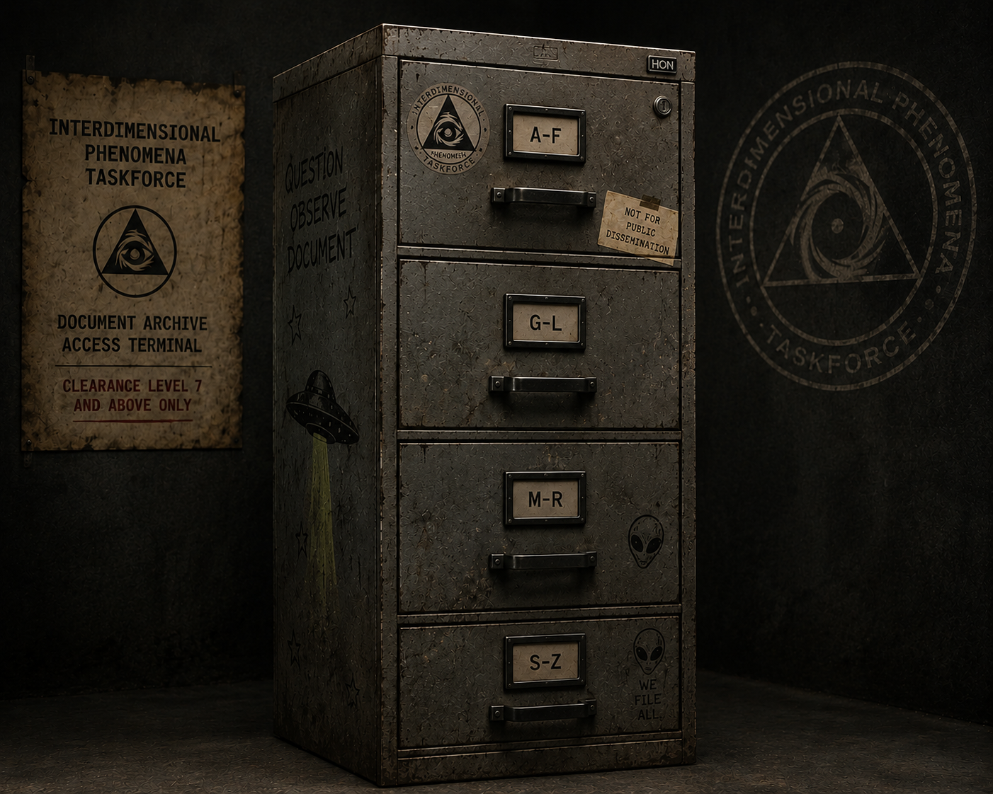interdimensional strange filing cabinet