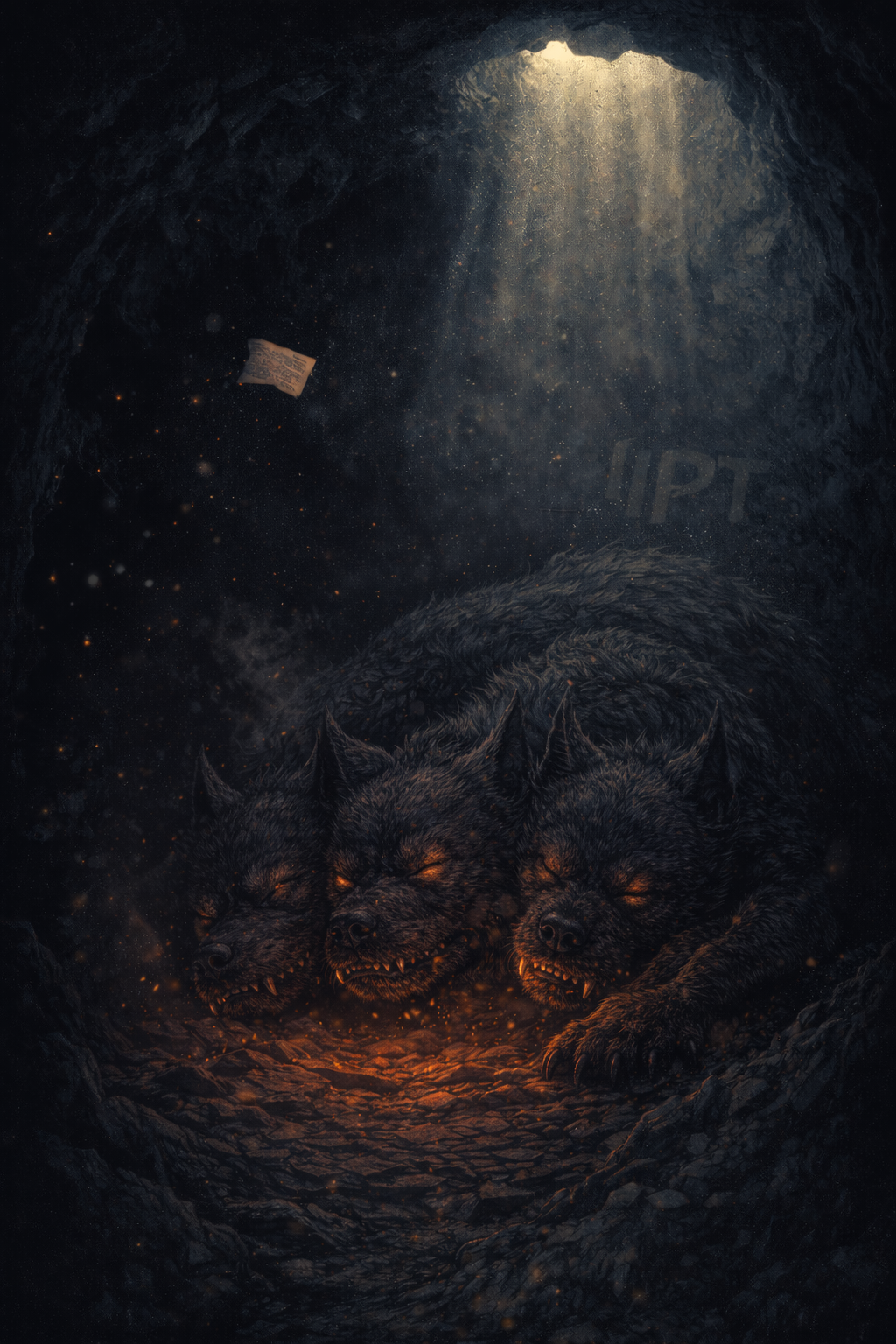 asleepin hellhound image