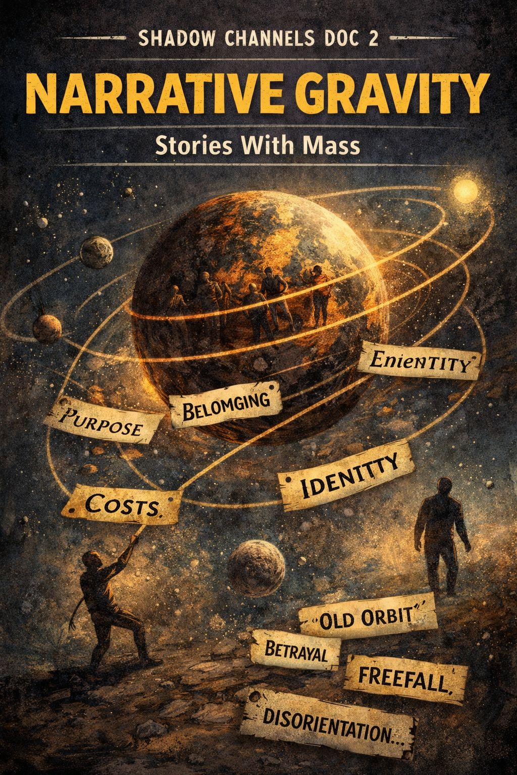 Narrative Gravity, stories with mass