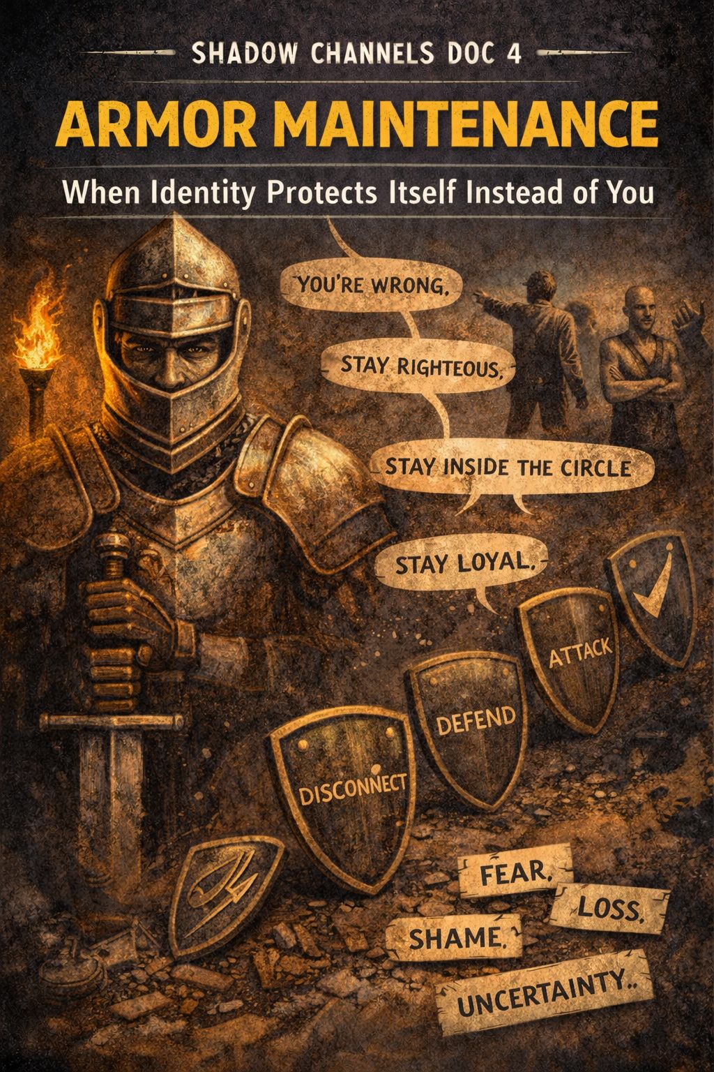 Armor Maintenance — When Identity Protects Itself Instead of You